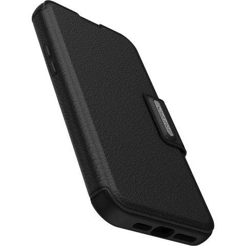 Otterbox Strada Apple iPhone 15 Plus Book Case Cuir Noir avec MagSafe null