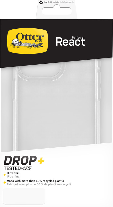 Otterbox React Apple iPhone 15 Pro Max Back Cover Transparant verpakking