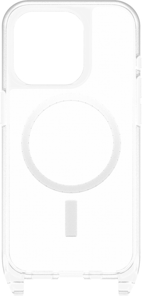 Otterbox React Apple iPhone 15 Pro Back Cover Transparant Met Koord achterkant