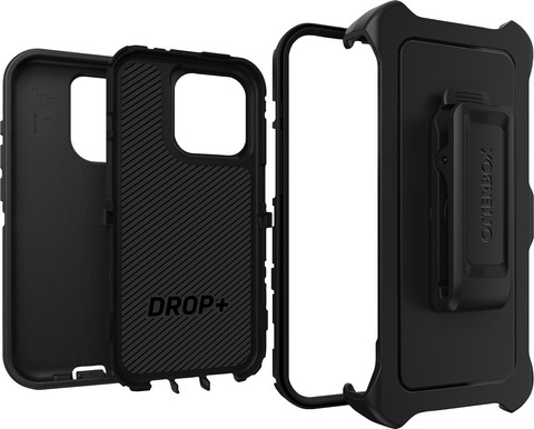 Otterbox Defender Apple iPhone 15 Pro Back Cover Zwart null