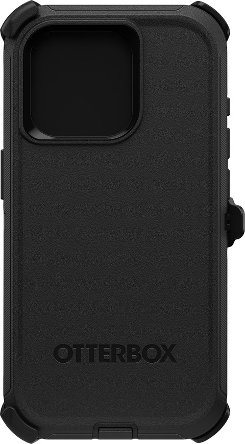 Otterbox Defender Apple iPhone 15 Pro Back Cover Zwart achterkant