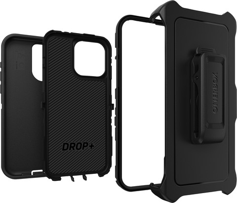 OtterBox Defender Apple iPhone 15 Pro Max Back Cover Black detail