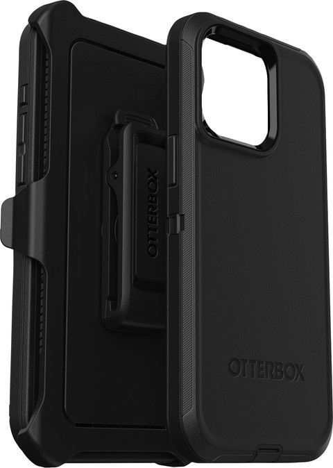 OtterBox Defender Apple iPhone 15 Pro Max Back Cover Black right side