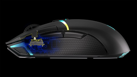 Corsair Nightsabre Wireless RGB Gaming Muis visual leverancier