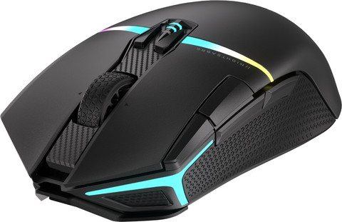 Corsair Nightsabre Wireless RGB Gaming Muis linkerkant