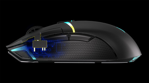 Corsair Nightsabre Wireless RGB Gaming Muis visual leverancier