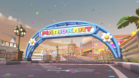 Mario Kart 8 Deluxe Booster Course Pass product in gebruik