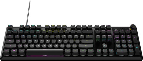 Corsair K70 RGB Core Gaming Toetsenbord Qwerty Zwart voorkant