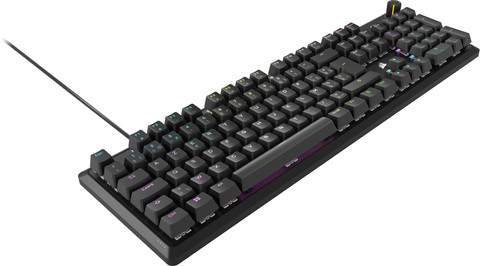 Corsair K70 RGB Core Gaming Toetsenbord Azerty Zwart linkerkant