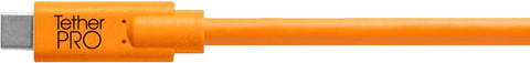 Tether Tools TetherPro Usb C naar Usb 3.0 Usb Oranje bovenkant