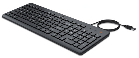 HP 150 Wired Keyboard AZERTY rechterkant