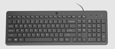 HP 150 Toetsenbord en Muis Set QWERTY detail