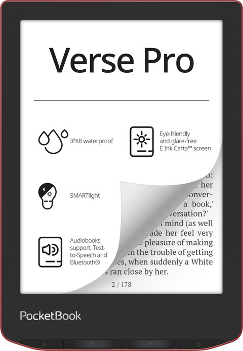 PocketBook Verse Pro Red front