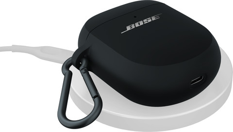 Bose Wireless Charging Case Cover Zwart product in gebruik