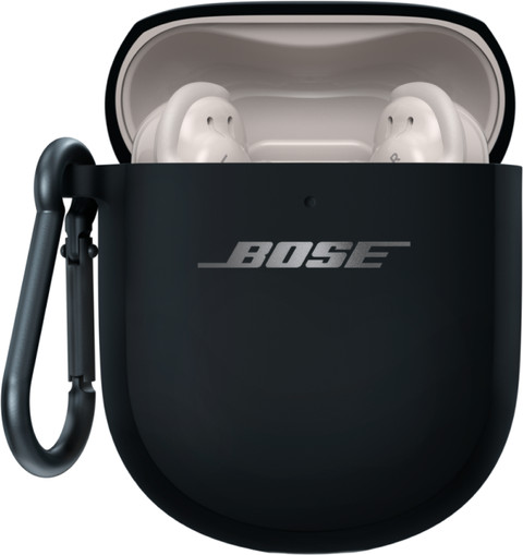 Bose Wireless Charging Case Cover Schwarz produkt in gebrauch