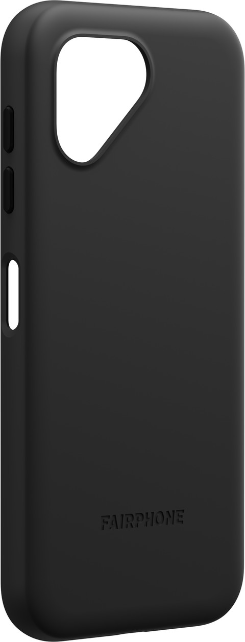 Fairphone 5 Protective Back Cover Zwart linkerkant