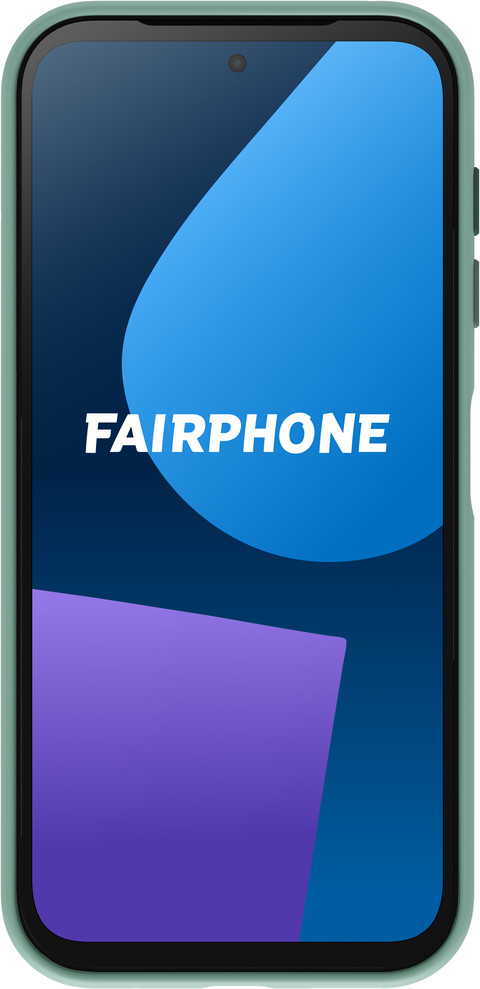 Fairphone 5 Protective Back Cover Groen voorkant