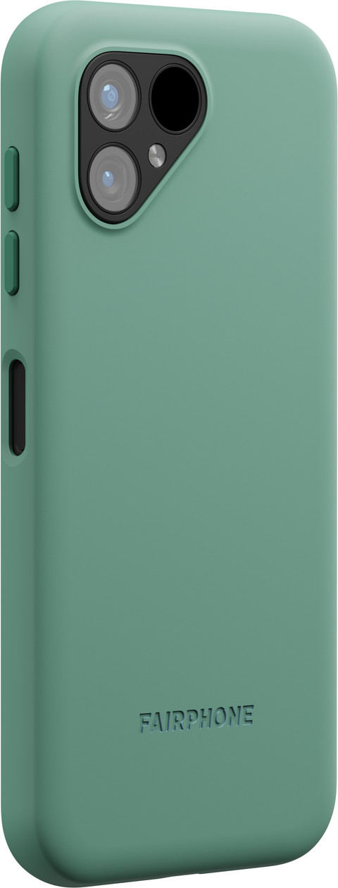 Fairphone 5 Protective Back Cover Groen linkerkant