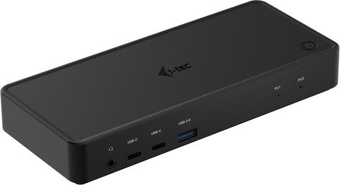 i-tec USB-C/Thunderbolt KVM Docking station Dual Display + Power Delivery 65/100W Main Image