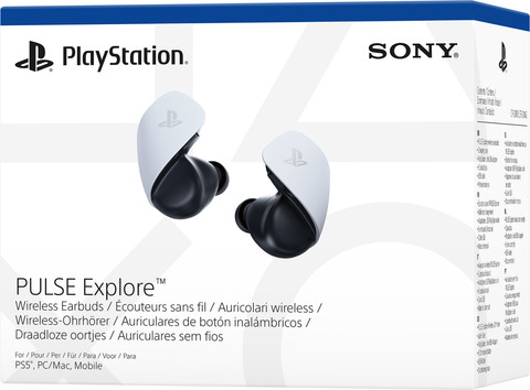 Sony PlayStation Pulse Explore Gaming Earbuds packaging