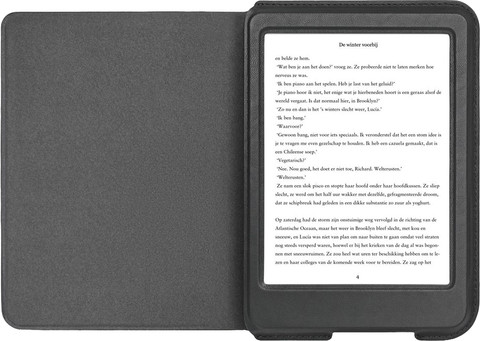 Kobo Clara HD Book Case Black product in use