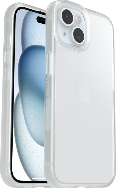 Otterbox React Apple iPhone 15 Back Cover Transparent côté droit