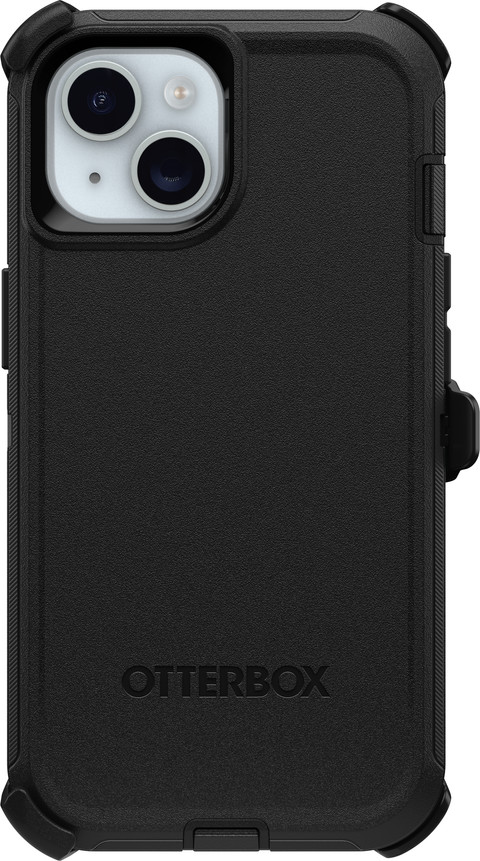 Otterbox Defender Apple iPhone 15 Back Cover Noir arrière