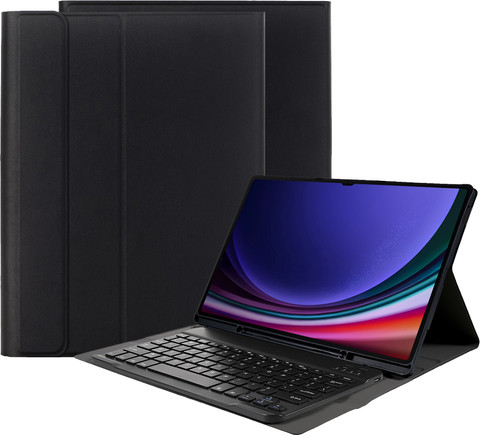 Just in Case Premium Samsung Galaxy Tab S9 Ultra Keyboard Cover AZERTY Black combined product