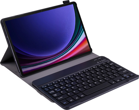 Just in Case Premium Samsung Galaxy Tab S9/Tab S9 FE Keyboard Cover QWERTY Black Main Image