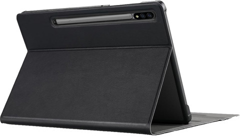 Just in Case Premium Samsung Galaxy Tab S10 Plus / S9 Plus Étui Clavier AZERTY Noir côté droit