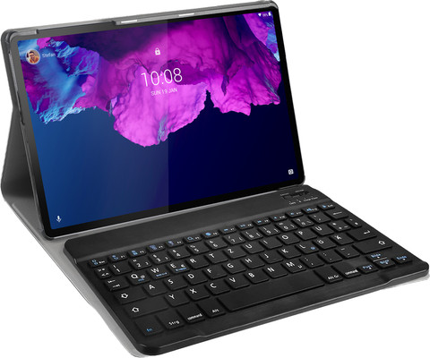 Just in Case Premium Lenovo Tab P11/P11 Plus Keyboard Cover QWERTZ Black Main Image