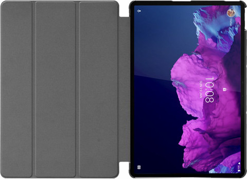 Just in Case Smart Tri-Fold Lenovo Tab P11 Book Case Black front