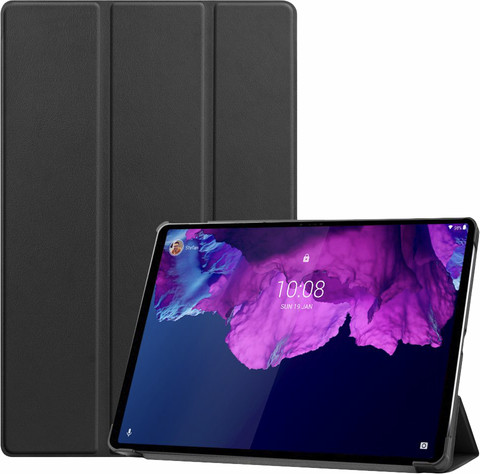 Just in Case Smart Tri-Fold Lenovo Tab P11 Book Case Black combined product