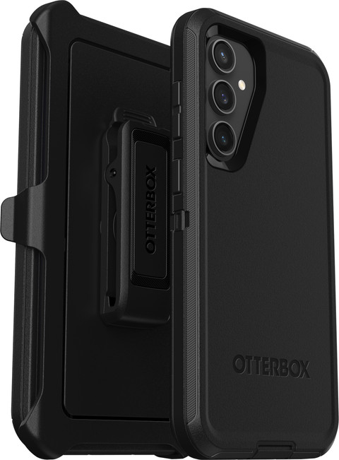 Otterbox Defender Samsung Galaxy S23 FE Back Cover Zwart rechterkant