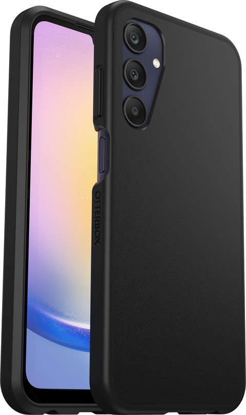 Otterbox React Samsung Galaxy A25 Back Cover Black front