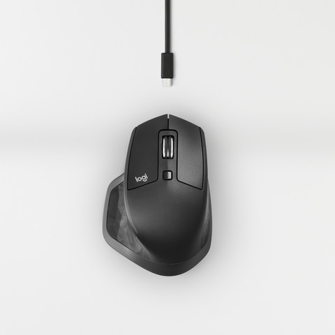 Logitech MX Master 2S Wireless Mouse Black (2024) product in use