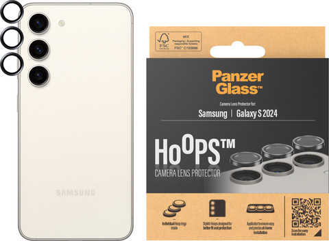 PanzerGlass Hoops Samsung Galaxy S24 Kameraobjektivschutz Glas Main Image