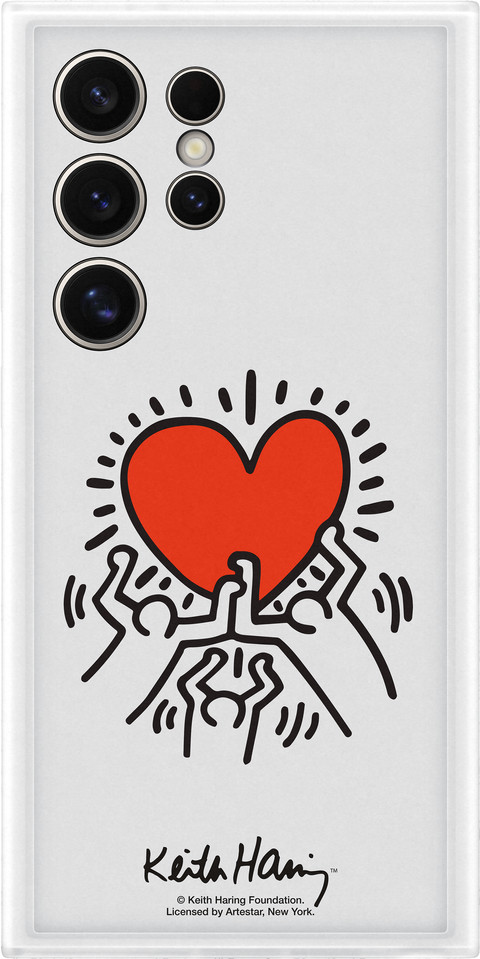 Samsung Galaxy S24 Ultra Keith Haring Suit Back Cover Transparent Main Image