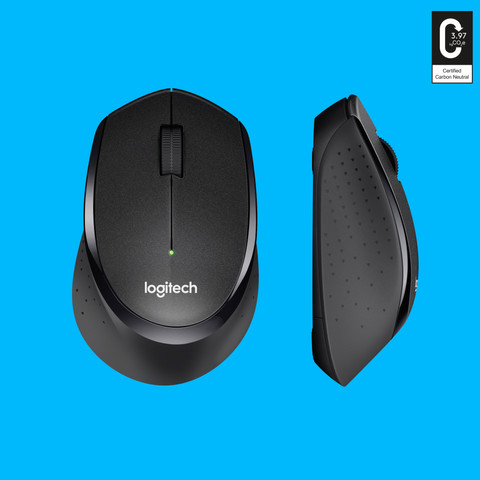 Logitech M330 Silent Plus Wireless Mouse Black visual supplier