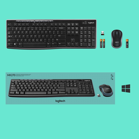 Logitech MK270 Wireless Keyboard and Mouse QWERTY visual supplier