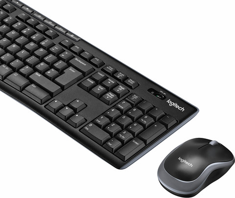 Logitech MK270 Wireless Keyboard and Mouse QWERTY detail