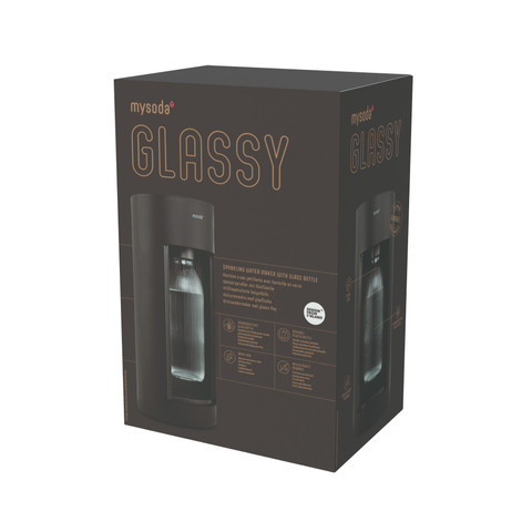 Mysoda Glassy Black packaging