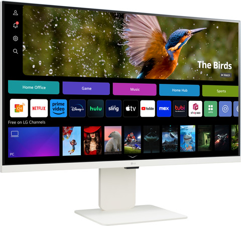 LG Smart 32SR83U-W left side