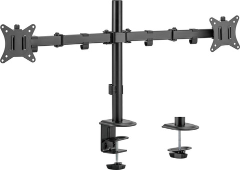 BlueBuilt Monitor Arm for 2 Monitors front