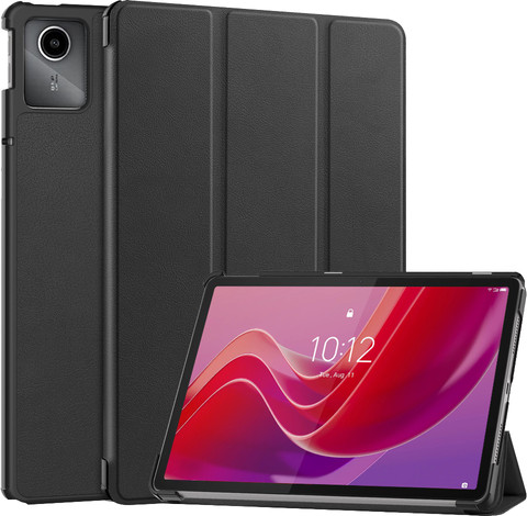 Just in Case Tri-Fold Lenovo Tab M11 Book Case Grijs detail