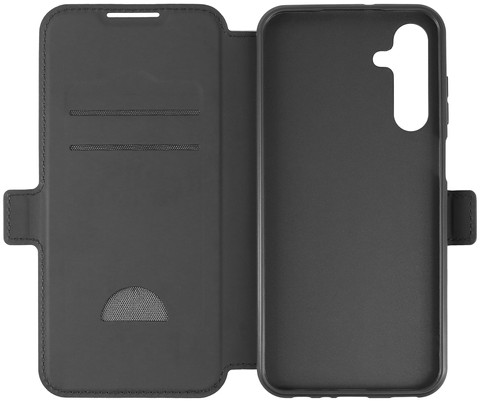 BlueBuilt Samsung Galaxy A25 Book Case Zwart voorkant