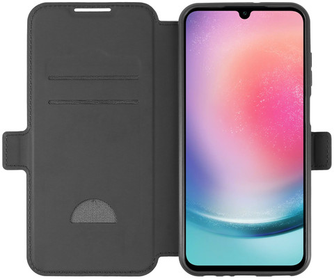 BlueBuilt Samsung Galaxy A25 Book Case Black front