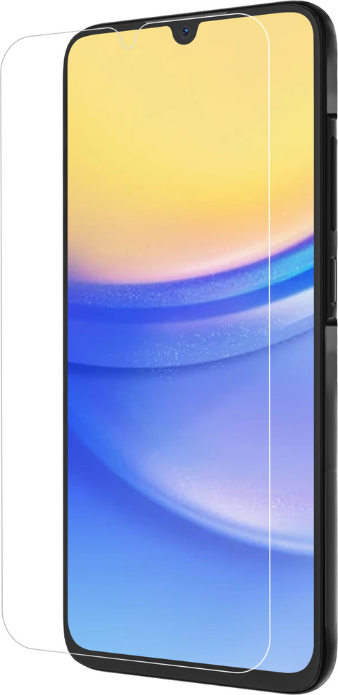 BlueBuilt Samsung Galaxy A15 4G/5G Screenprotector Glas rechterkant