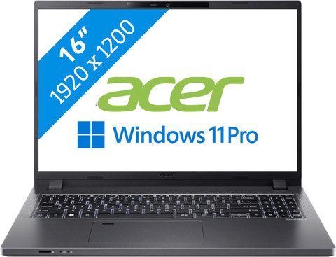 Acer TravelMate P2 16 (TMP216-51-TCO-71W7) QWERTY Main Image