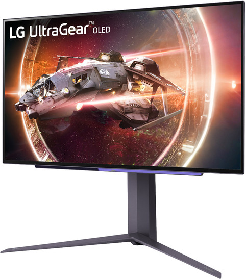 LG UltraGear 27GS95QE-B voorkant